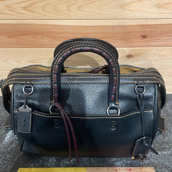 LOWEST!! HTF Coach 1941 Rogue Satchel!😱🦄🖤 - Picture 13 of 16